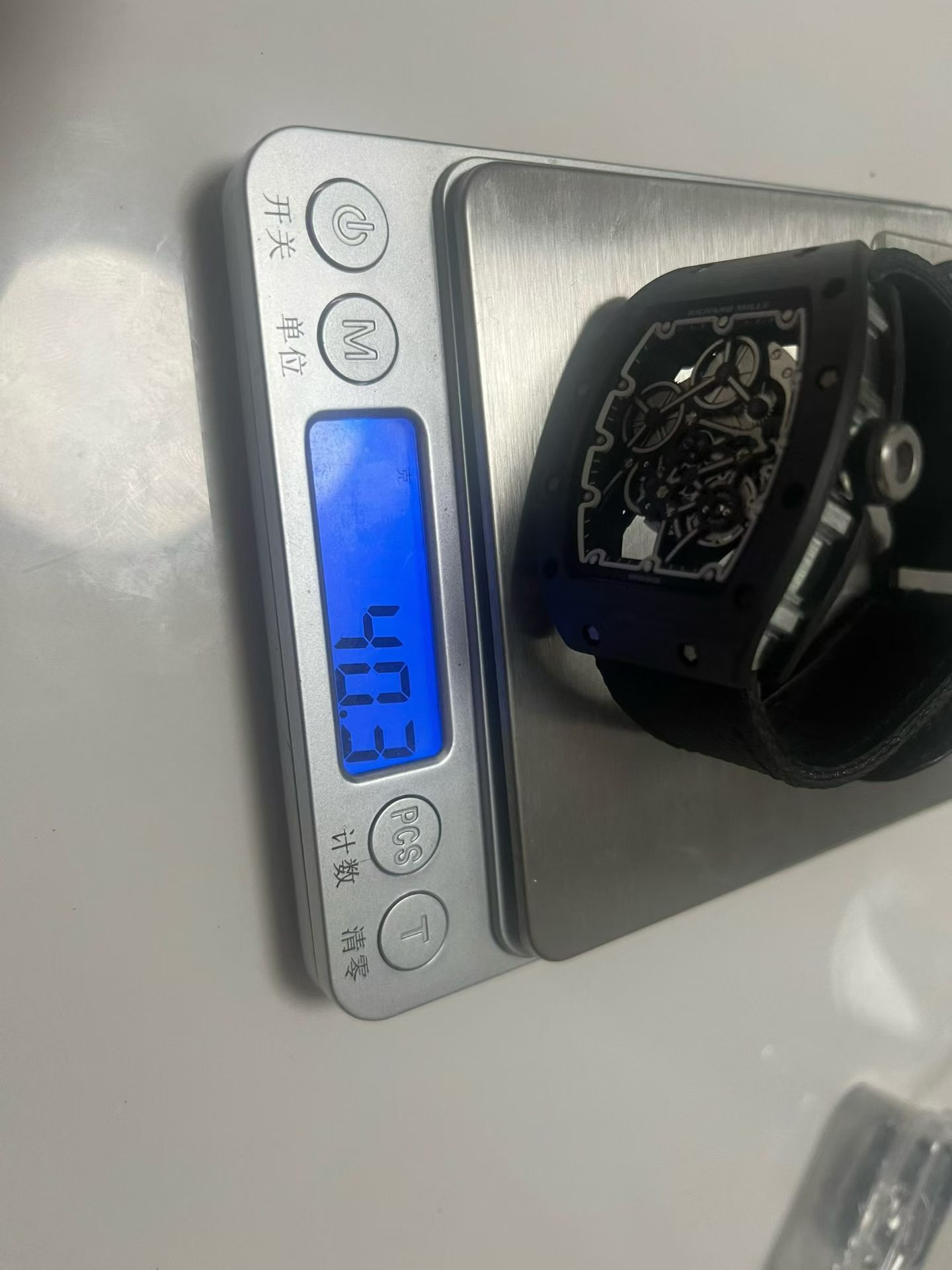Richard Mille RM 055 RM055 Carbon composite 38.5 mm Configuration 6D4676 1:1 Superclone - Image 11