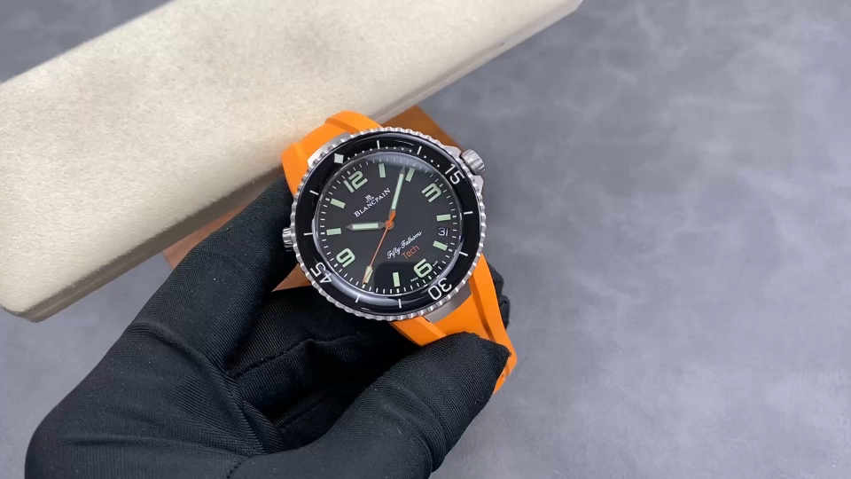 Blancpain Fifty Fathoms Rubber strap 45 mm Configuration 1339A1 1:1 Superclone