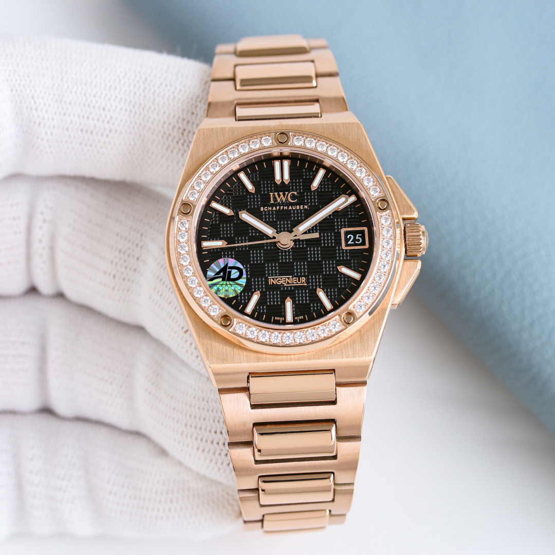 IWC Ingenieur Rose-gold tone 35.1 mm Automatic Configuration A66C2F 1:1 Superclone - Image 3