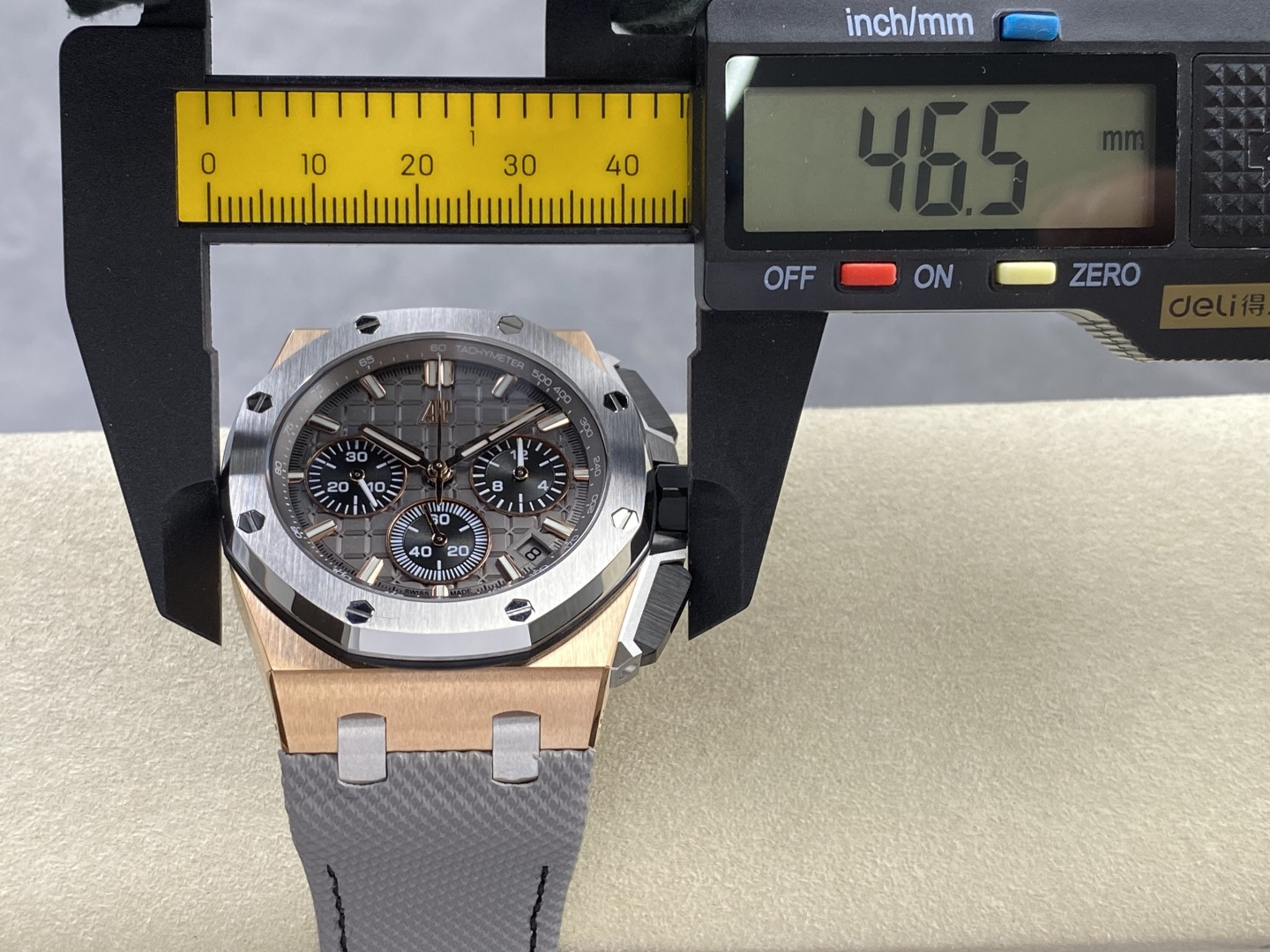 Audemars Piguet Royal Oak Offshore 26420 316 Stainless Steel Rubber strap 44 mm Date display LS Factory Configuration 0FE38B 1:1 Superclone - Image 13