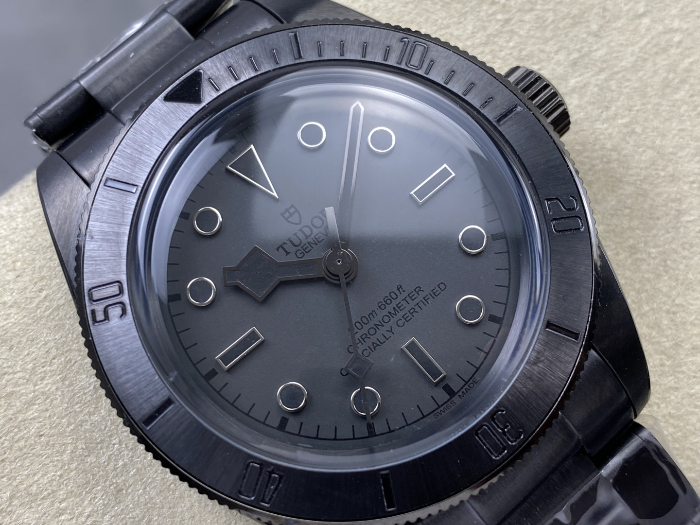 Tudor Black Bay Black Black Leather strap 41 mm Tourbillon GR Factory Configuration AB8B1C 1:1 Superclone - Image 11