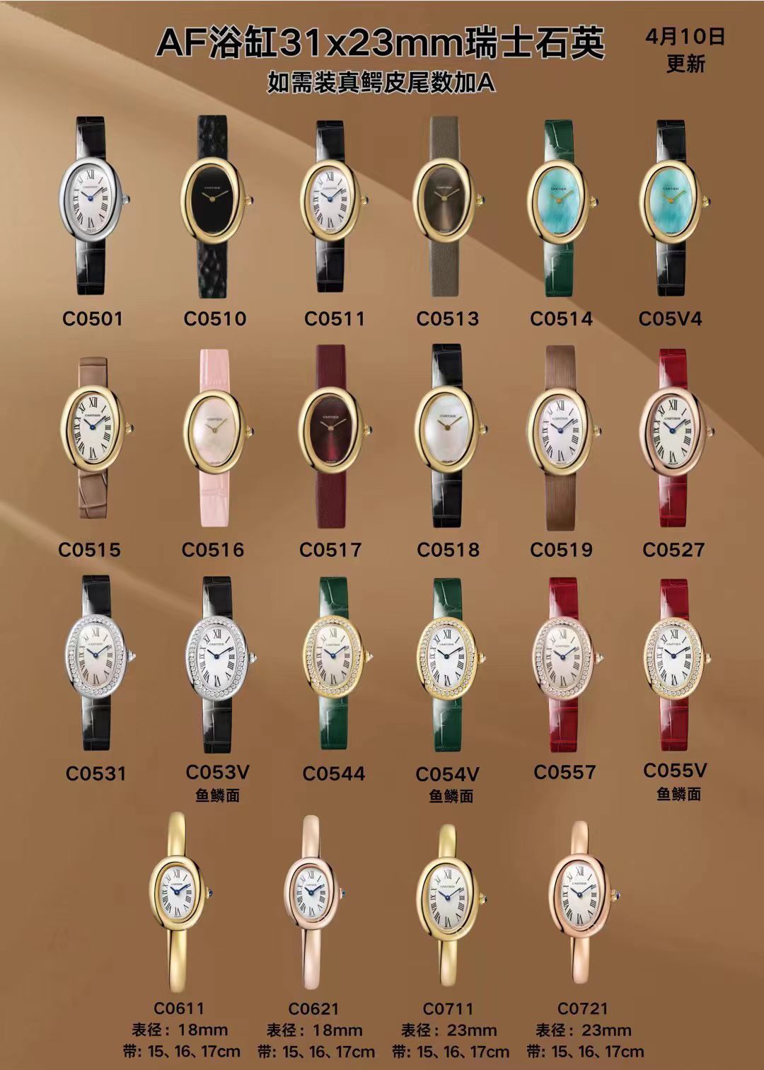 Cartier Baignoire 23 mm AF Factory 1:1 Superclone - Image 2