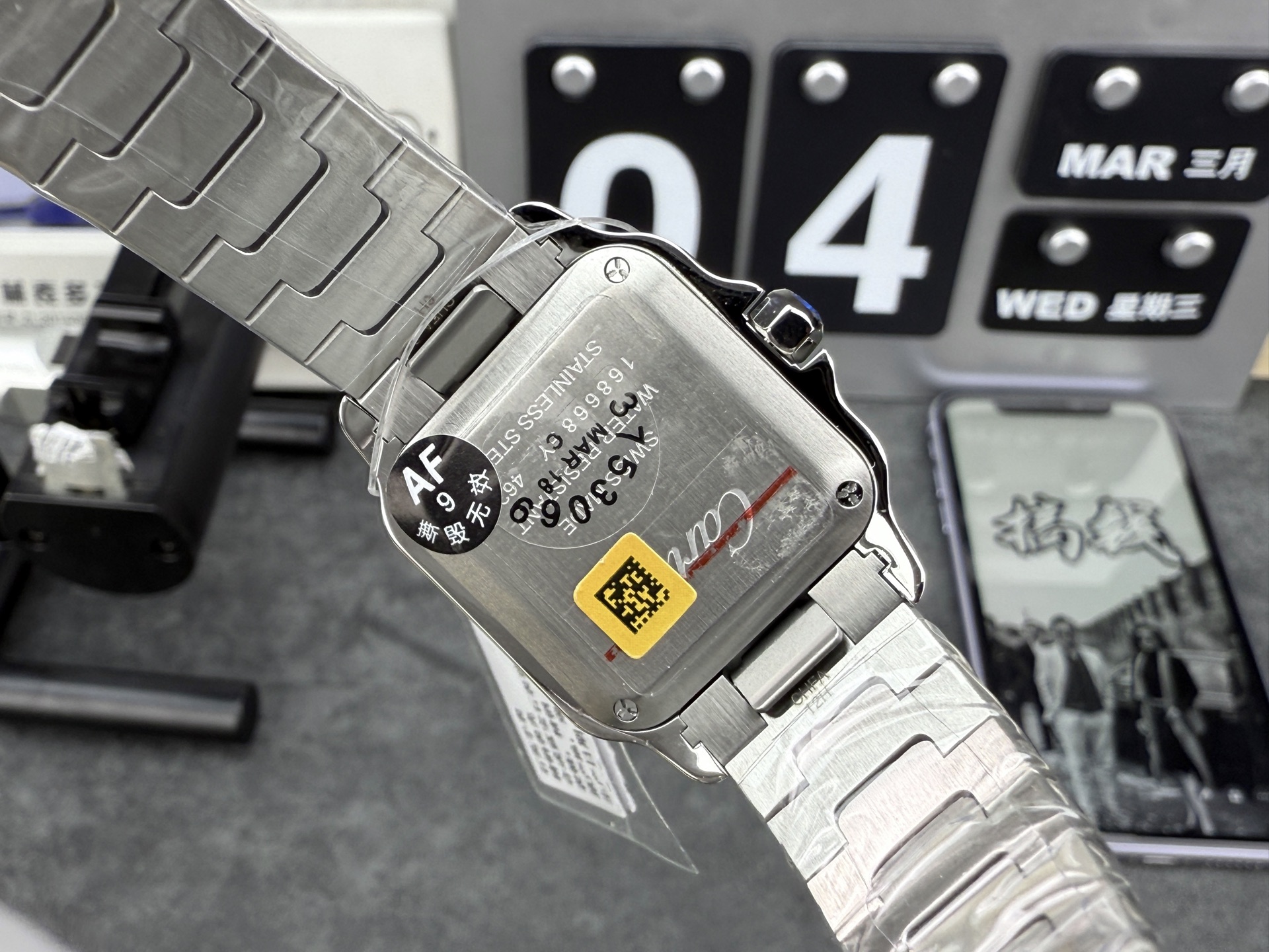 Cartier Santos 27 mm AF Factory Configuration 4DC8A4 1:1 Superclone - Image 3