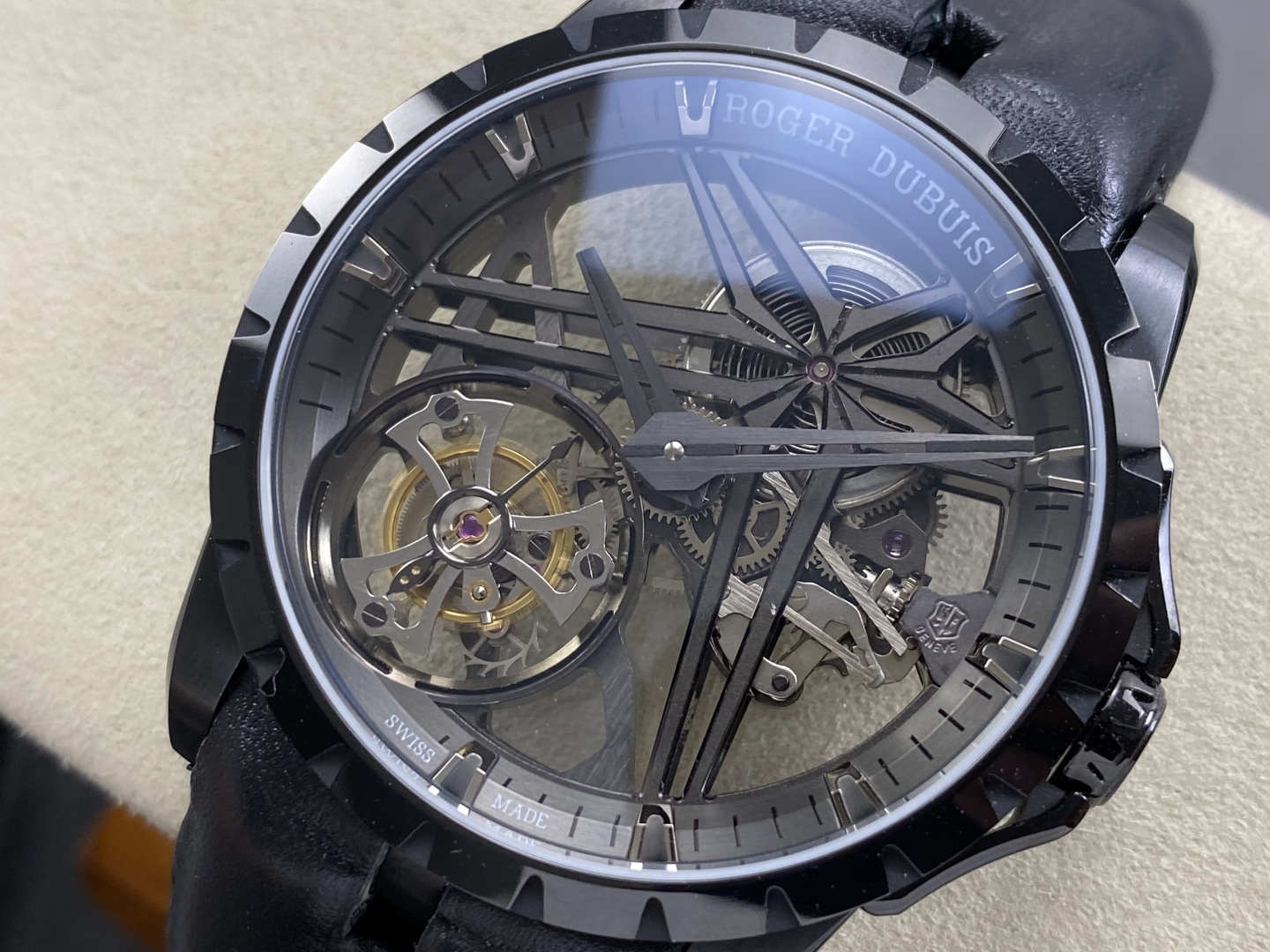Roger Dubuis Excalibur Stainless steel 42 mm Tourbillon Configuration 93BEC3 1:1 Superclone - Image 10