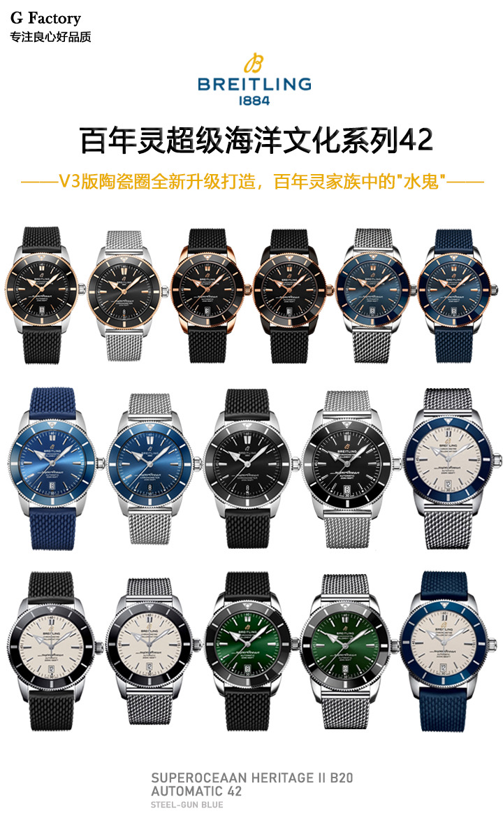 Breitling Superocean Heritage GF Factory 1:1 Superclone