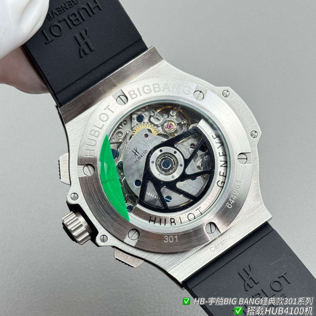 Hublot Big Bang Rubber strap 44 mm Chronograph Configuration DFF15A 1:1 Superclone - Image 3