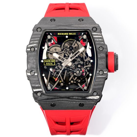 Richard Mille RM 035 RM35-02 Black dial Rubber strap Configuration A4B3B5 1:1 Superclone