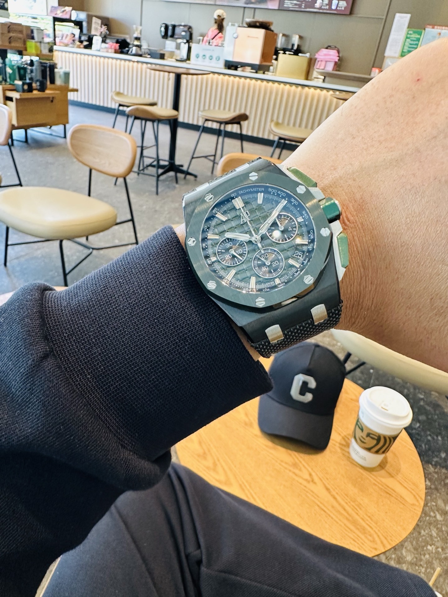 Audemars Piguet Royal Oak Offshore 26420 316 Stainless Steel Rubber strap 44 mm Date display LS Factory Configuration 66D2DB 1:1 Superclone - Image 8