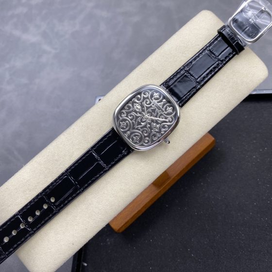 Patek Philippe Golden Ellipse 5738/51G-001 Hand-Engraved Enamel Dial 1:1 Superclone