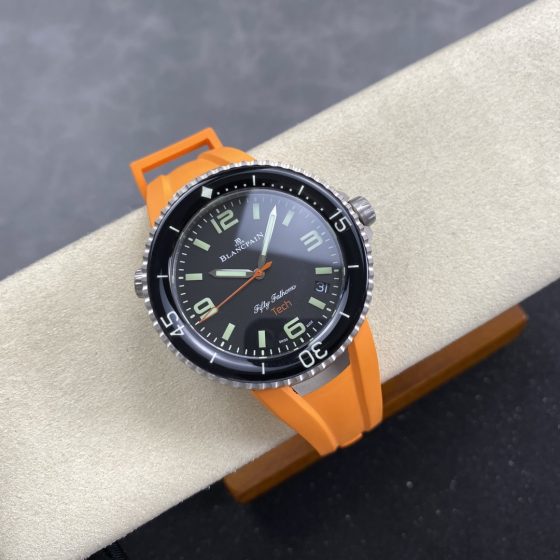 Blancpain Fifty Fathoms Rubber strap 45 mm Configuration 6EAB1E 1:1 Superclone
