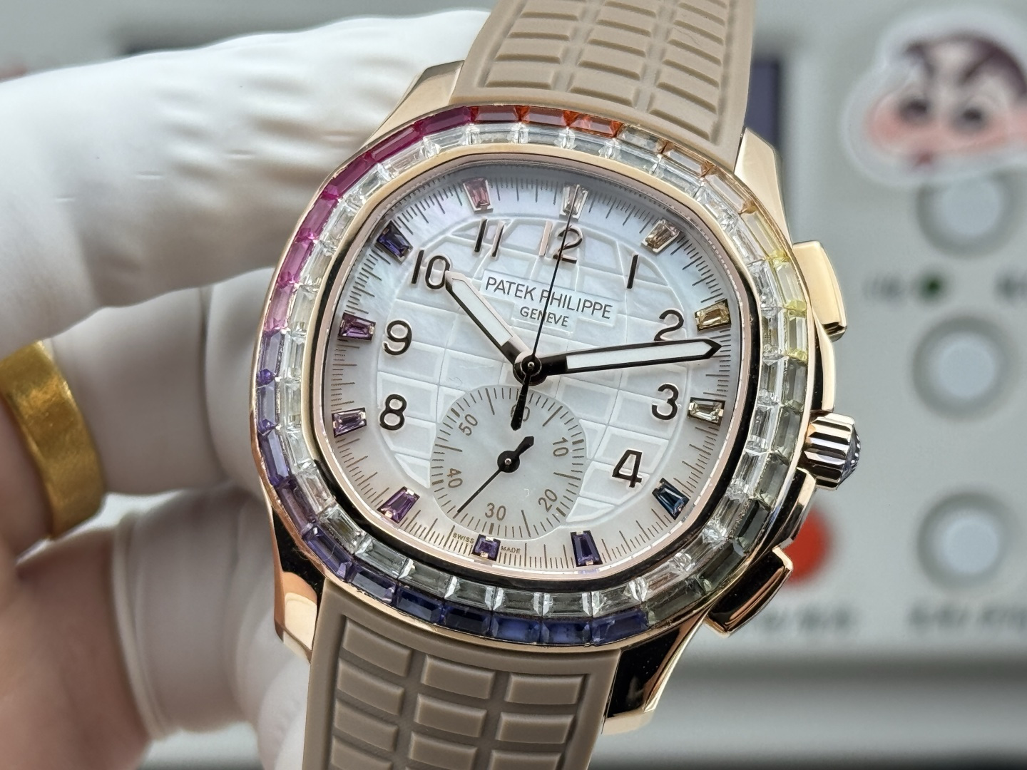 Patek Philippe Aquanaut Luce 7968/300R-001 Rainbow Chronograph 1:1 Superclone - Image 121