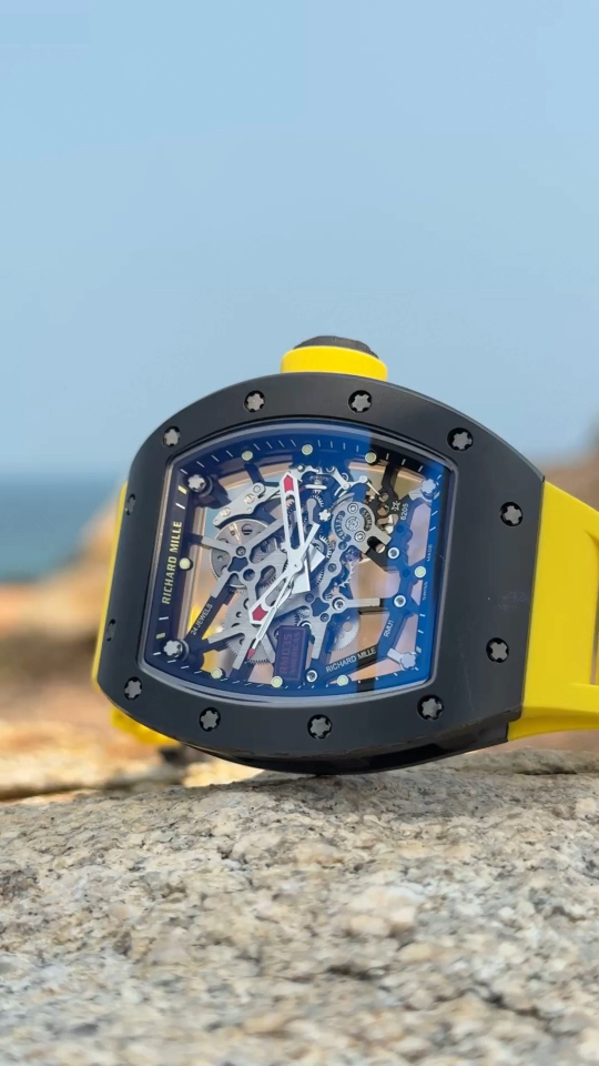 Richard Mille RM 035 RM035 Black Rubber strap Manual-wind Configuration 1AA5EA 1:1 Superclone