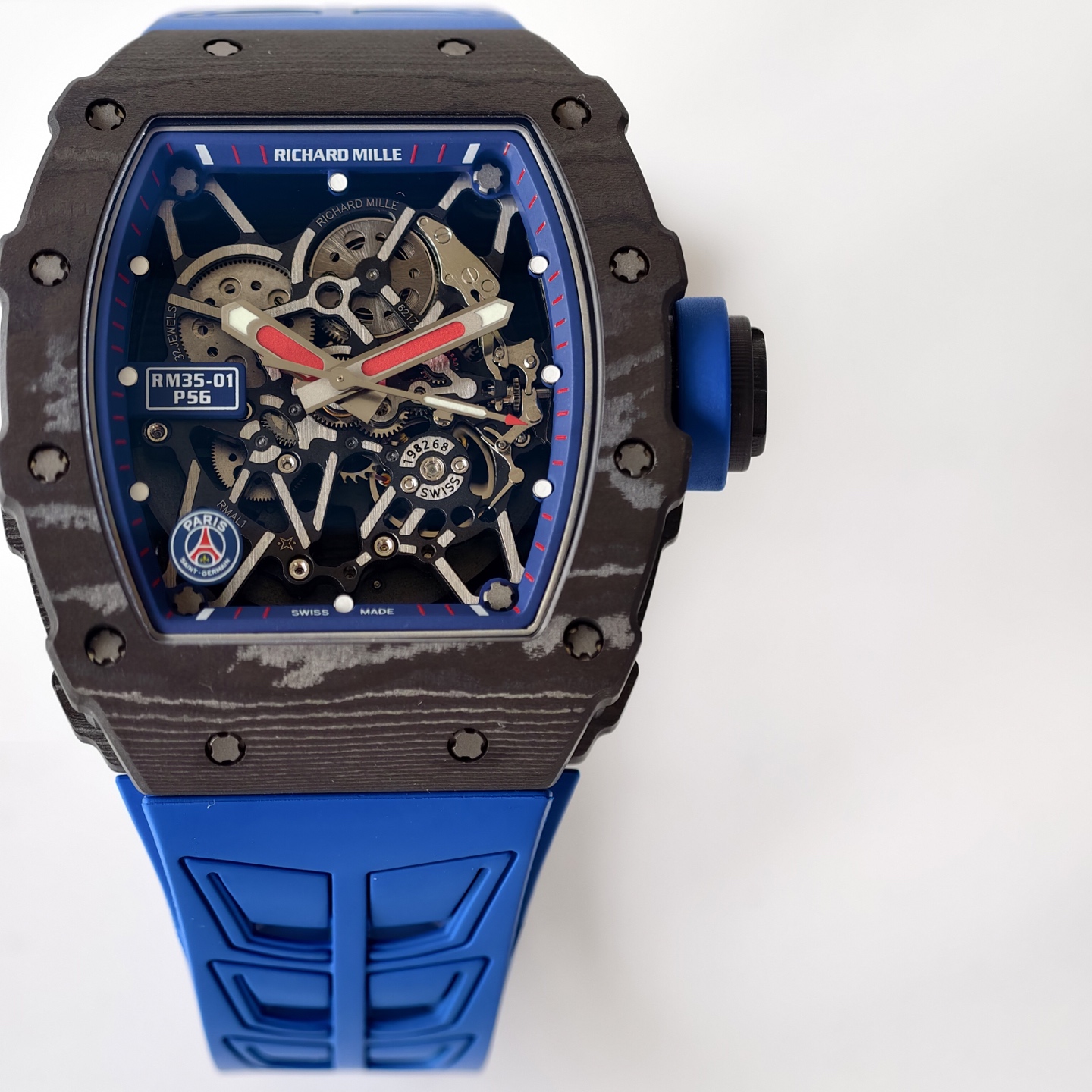 Richard Mille RM 035 RM35-01 Rubber strap 50 x 14 mm ZF Factory Configuration E622ED 1:1 Superclone - Image 11