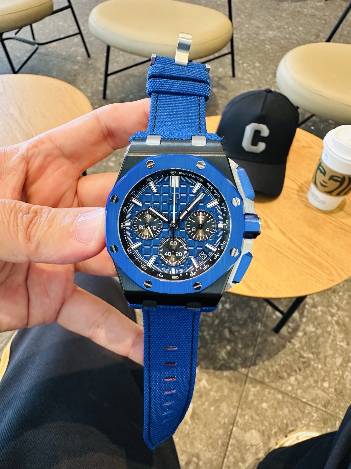 Audemars Piguet Royal Oak Offshore 26420 316 Stainless Steel Rubber strap 44 mm Date display LS Factory Configuration 785292 1:1 Superclone - Image 8