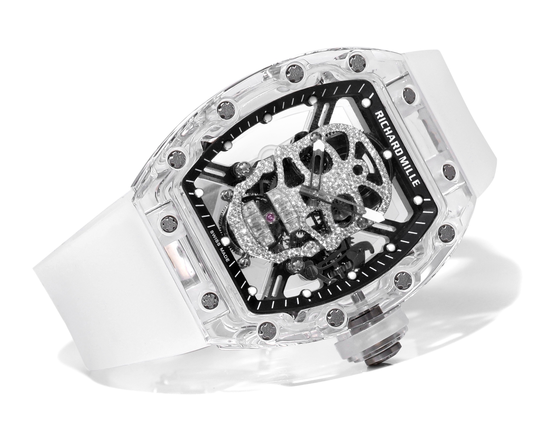 Richard Mille RM 052 RM052 Rubber strap Tourbillon MS Factory Configuration 3C3C4B 1:1 Superclone - Image 10