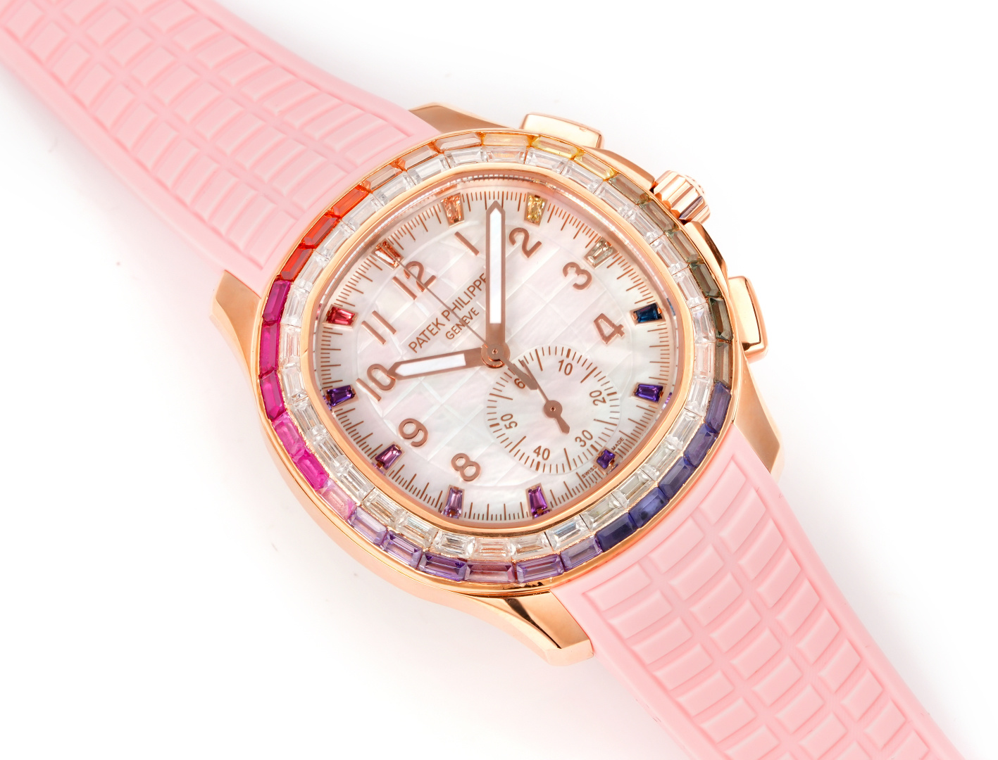 Patek Philippe Aquanaut Luce 7968/300R-001 Rainbow Chronograph 1:1 Superclone - Image 20