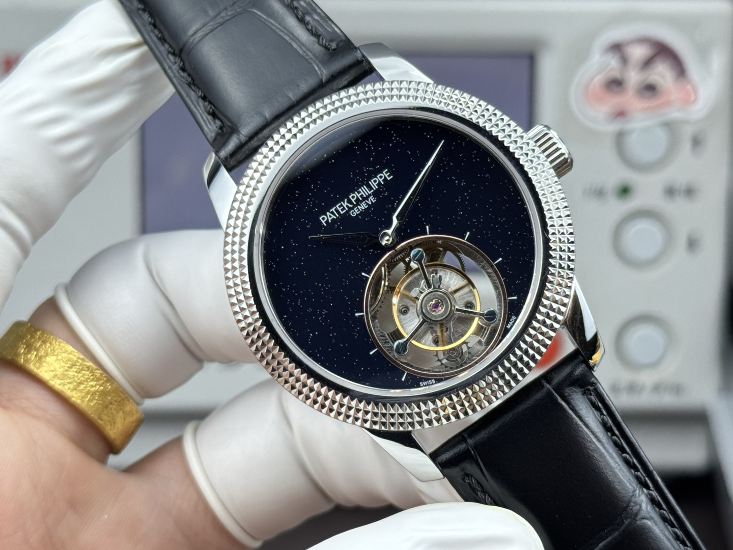 Patek Philippe Grand Complications 42 mm Tourbillon Manual-wind Configuration F09B8B 1:1 Superclone - Image 3