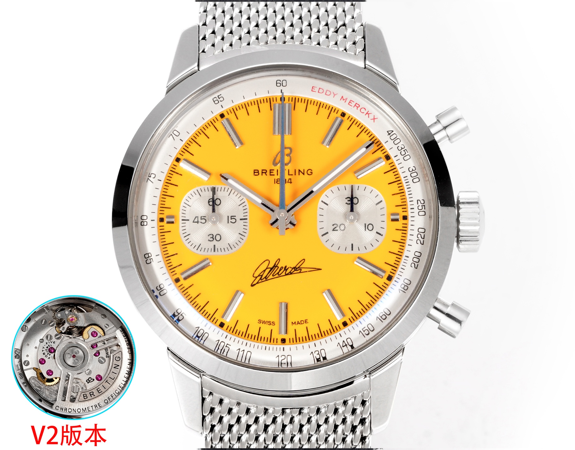 Breitling Navitimer Stainless steel Black dial 41 mm Chronograph BLS Factory Configuration 5531A7 1:1 Superclone - Image 6