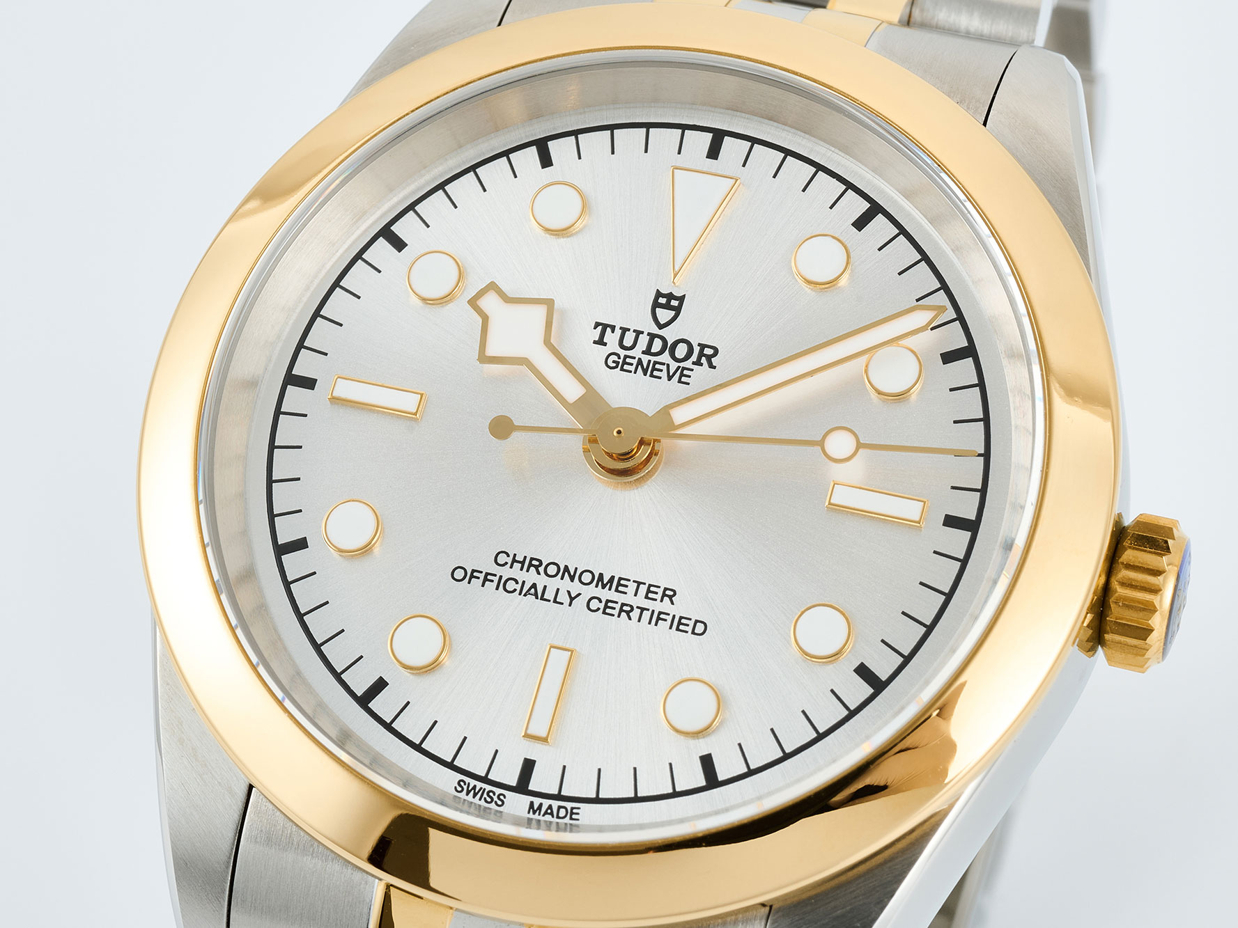Tudor Black Bay One 41 S&G watch - 41mm steel case, Yellow gold bezel - m79683-0002 1:1 Superclone - Image 6