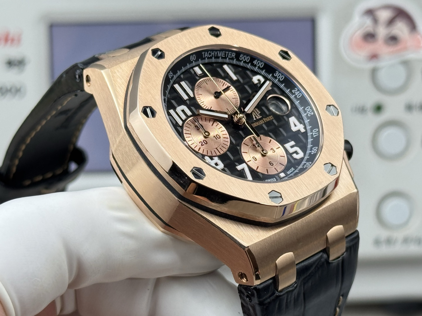 Audemars Piguet Royal Oak Offshore 26470 Stainless steel Rubber strap 42 mm Chronograph LS Factory Configuration 2791C3 1:1 Superclone - Image 7