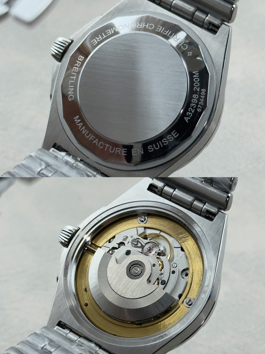 Breitling Chronomat A32398101M1A1 Stainless steel Stainless-steel bracelet 1:1 Superclone - Image 58