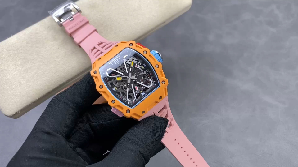 Richard Mille RM 035 RM35 Carbon composite 43.15 x 49.95 mm Skeleton / openworked CLEAN Factory Configuration C53D7A 1:1 Superclone