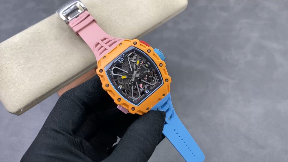 Richard Mille RM 035 RM35 Carbon composite 43.15 x 49.95 mm Skeleton / openworked CLEAN Factory Configuration 1C68A8 1:1 Superclone