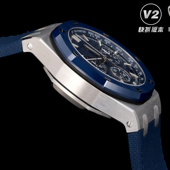 Audemars Piguet Royal Oak Offshore 26420 316 Stainless Steel Rubber strap 43 mm Date display Configuration ECAFED 1:1 Superclone
