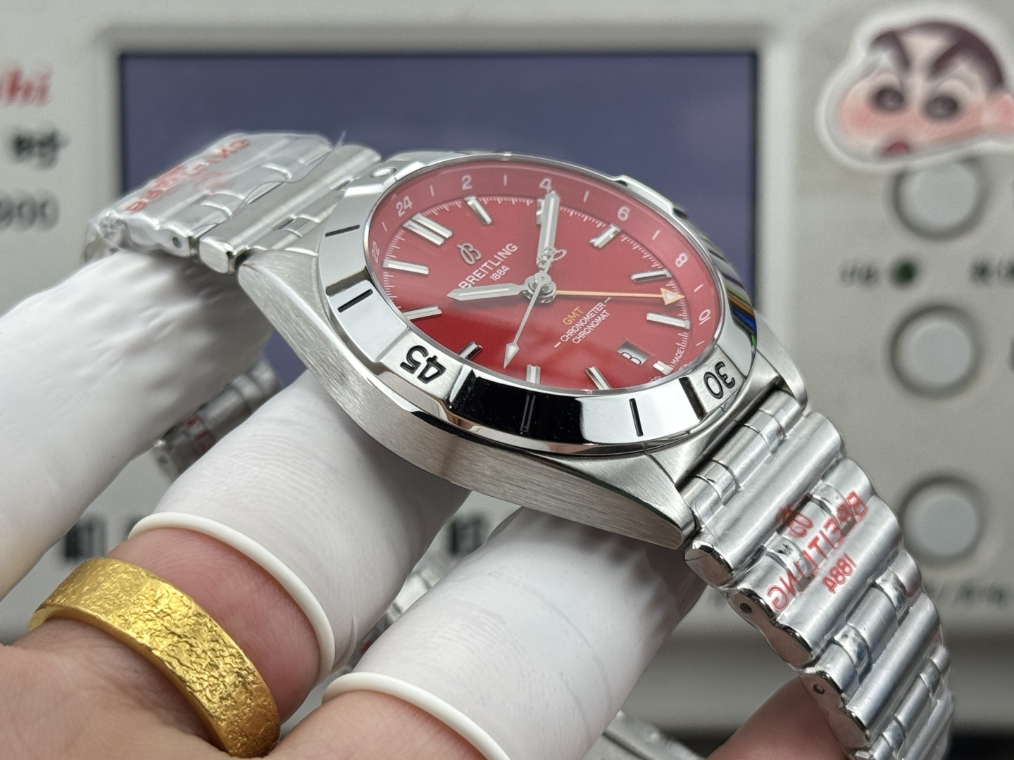 Breitling Chronomat A32398101M1A1 Stainless steel Stainless-steel bracelet 1:1 Superclone - Image 54