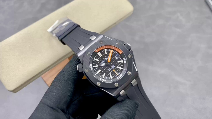 Audemars Piguet Royal Oak Offshore 15707 Ceramic Rubber strap 42 mm IPF Factory Configuration 177DAD 1:1 Superclone