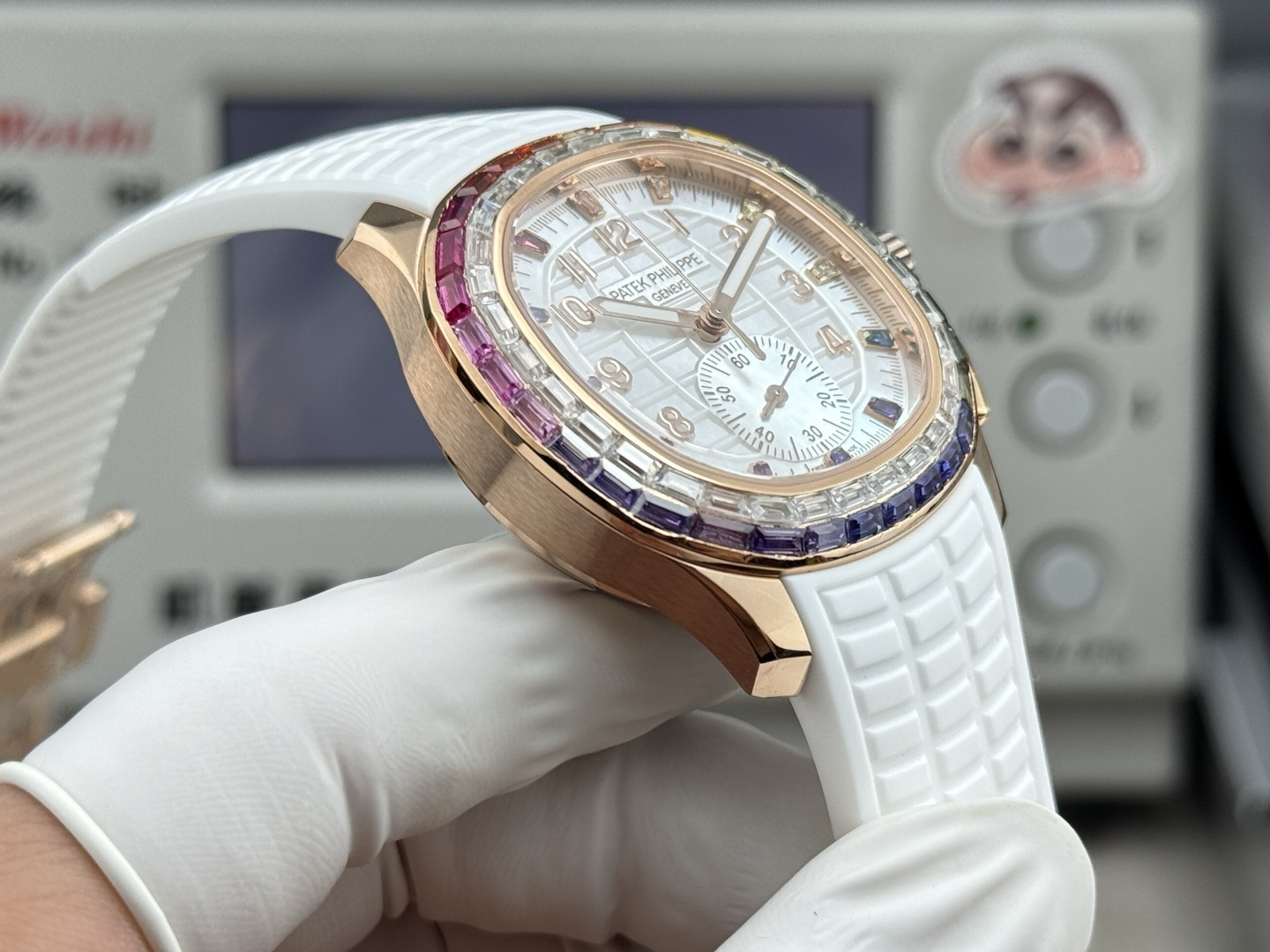 Patek Philippe Aquanaut Luce 7968/300R-001 Rainbow Chronograph 1:1 Superclone - Image 187