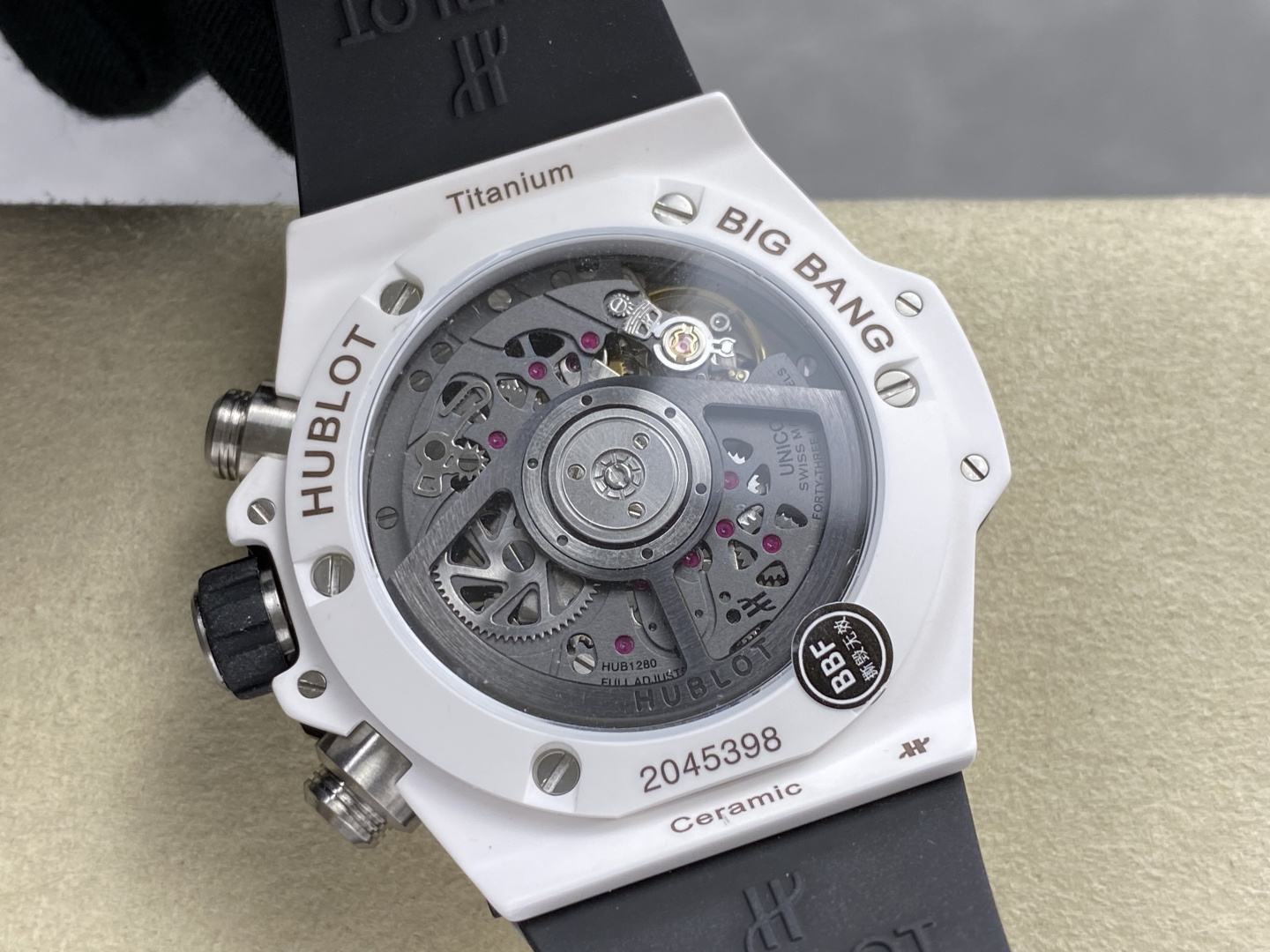 Hublot Big Bang Titanium 42 mm Chronograph BBF Factory Configuration 96DC89 1:1 Superclone - Image 4