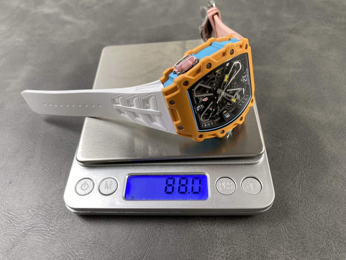 Richard Mille RM 035 RM35 Carbon composite 43.15 x 49.95 mm Skeleton / openworked CLEAN Factory Configuration 09FB4D 1:1 Superclone - Image 6