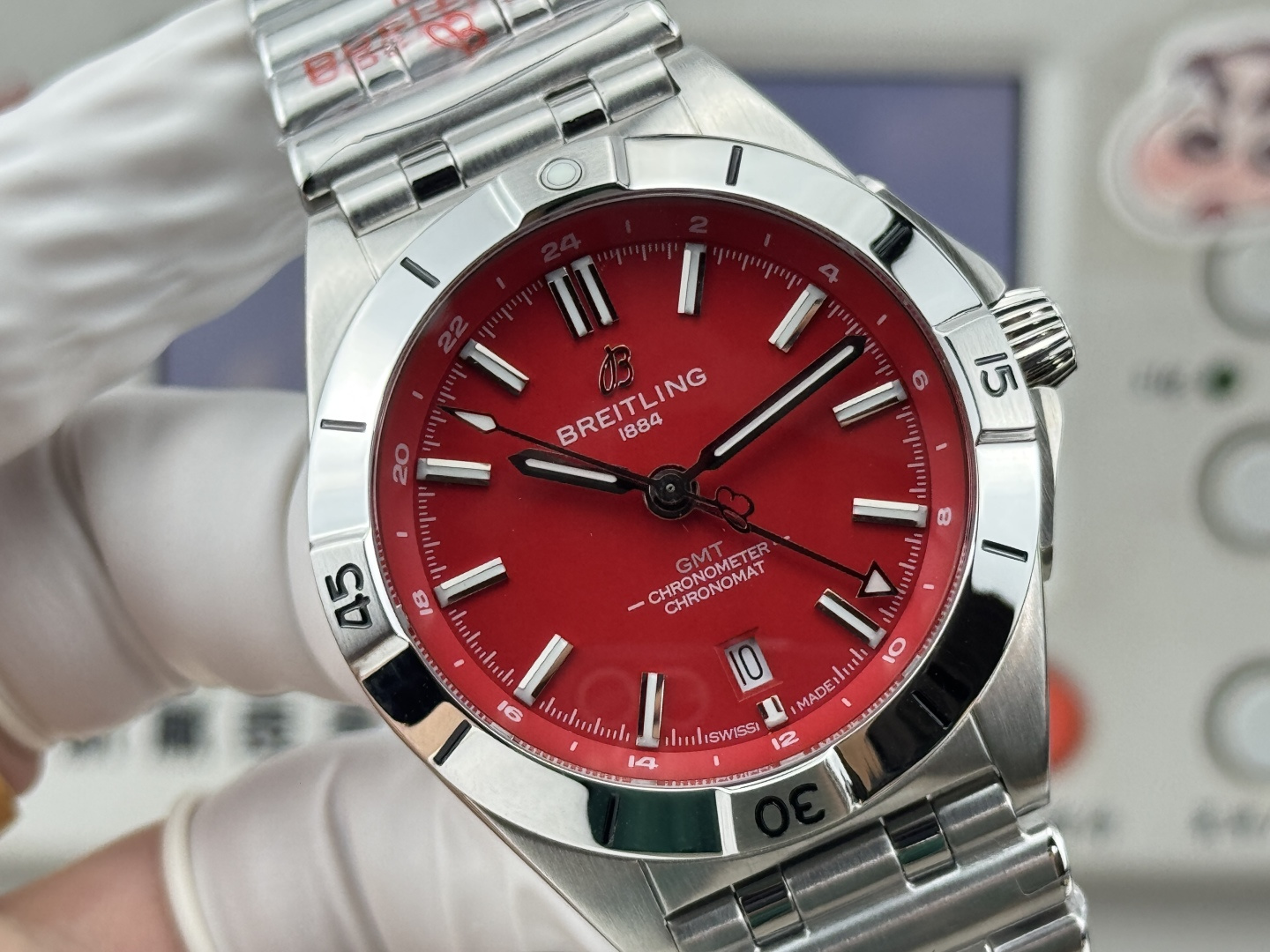 Breitling Chronomat A32398101M1A1 Stainless steel Stainless-steel bracelet 1:1 Superclone - Image 64