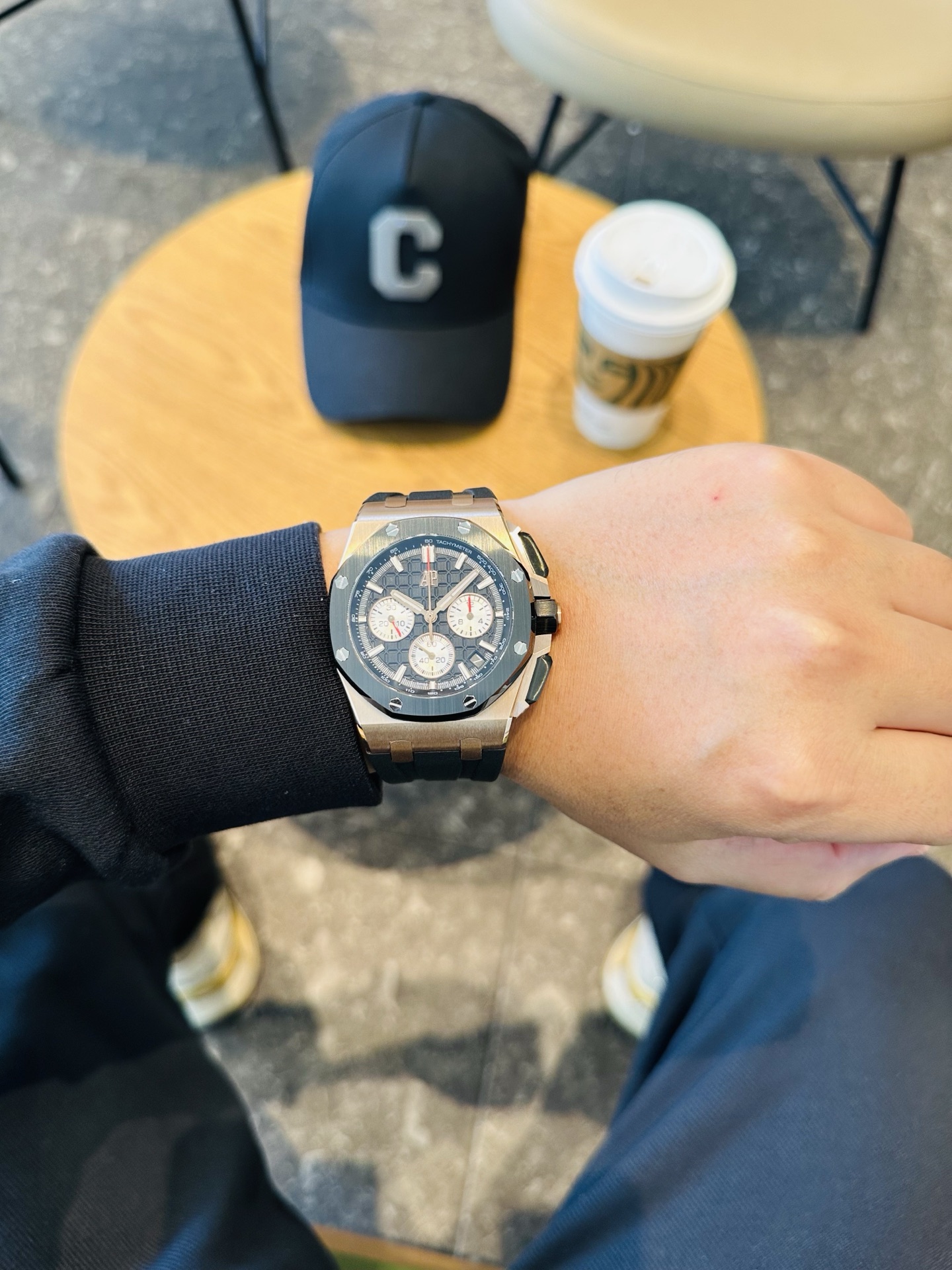 Audemars Piguet Royal Oak Offshore 26420 316 Stainless Steel Rubber strap 44 mm Date display LS Factory Configuration FF37BC 1:1 Superclone - Image 3