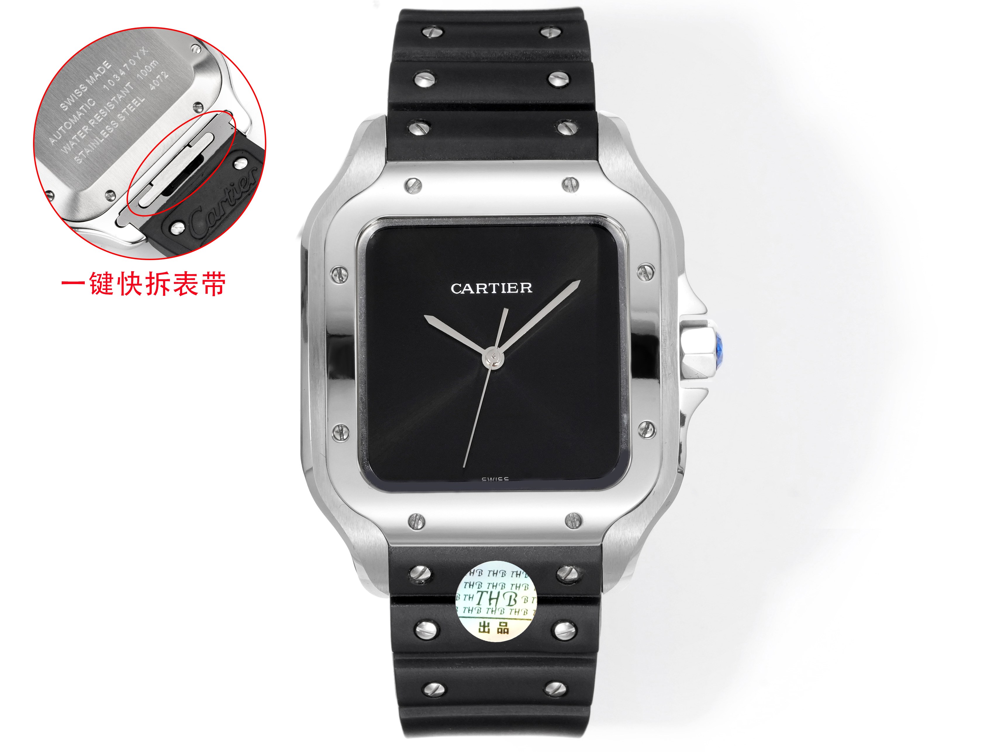 Cartier Santos THB Factory Configuration 6114BA 1:1 Superclone - Image 4
