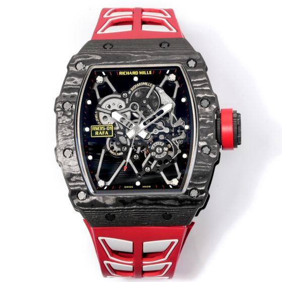 Richard Mille RM 035 RM35-01 Black dial Rubber strap Configuration 4668AA 1:1 Superclone