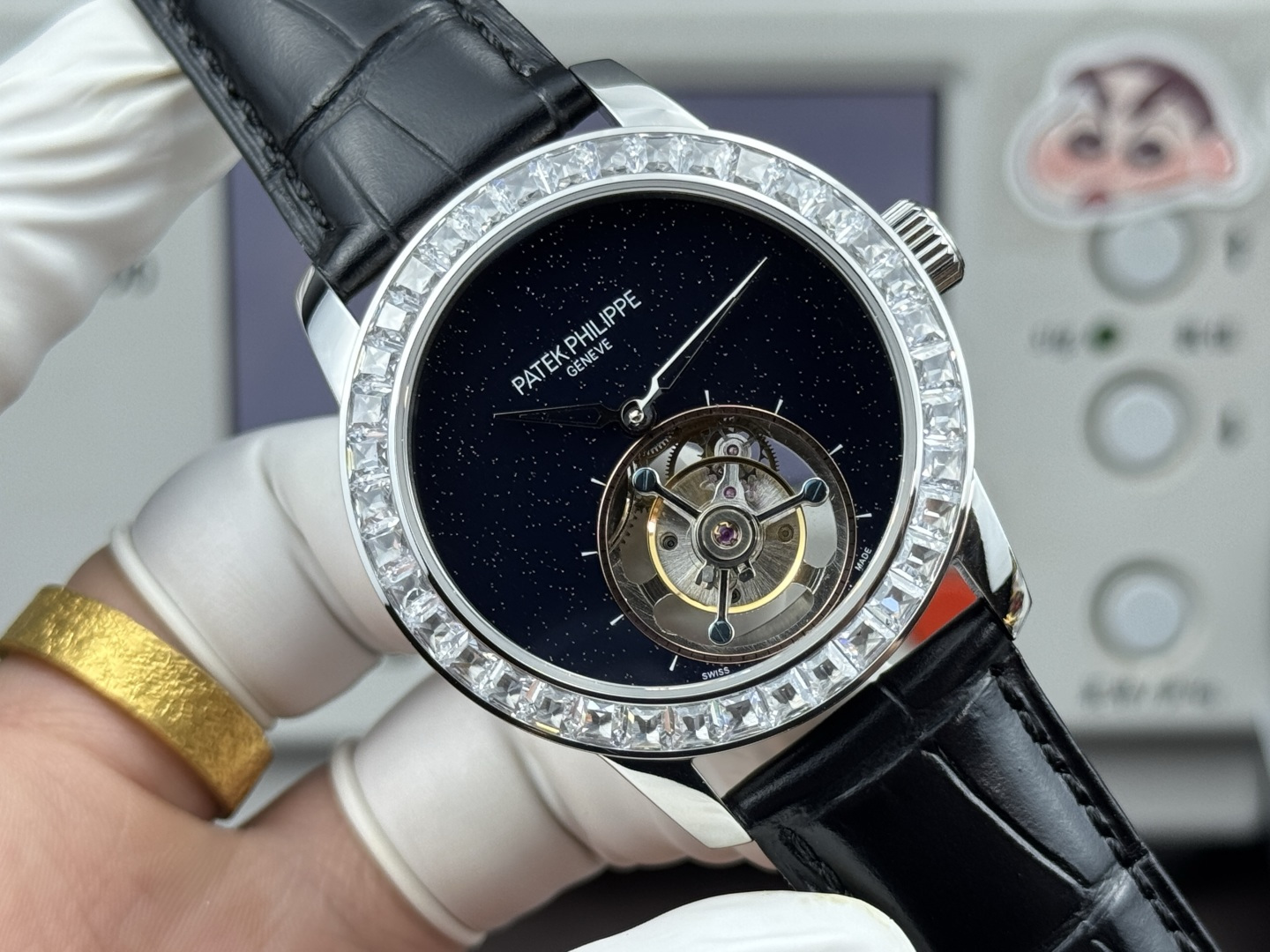 Patek Philippe Grand Complications 42 mm Tourbillon Manual-wind Configuration 38B987 1:1 Superclone - Image 5