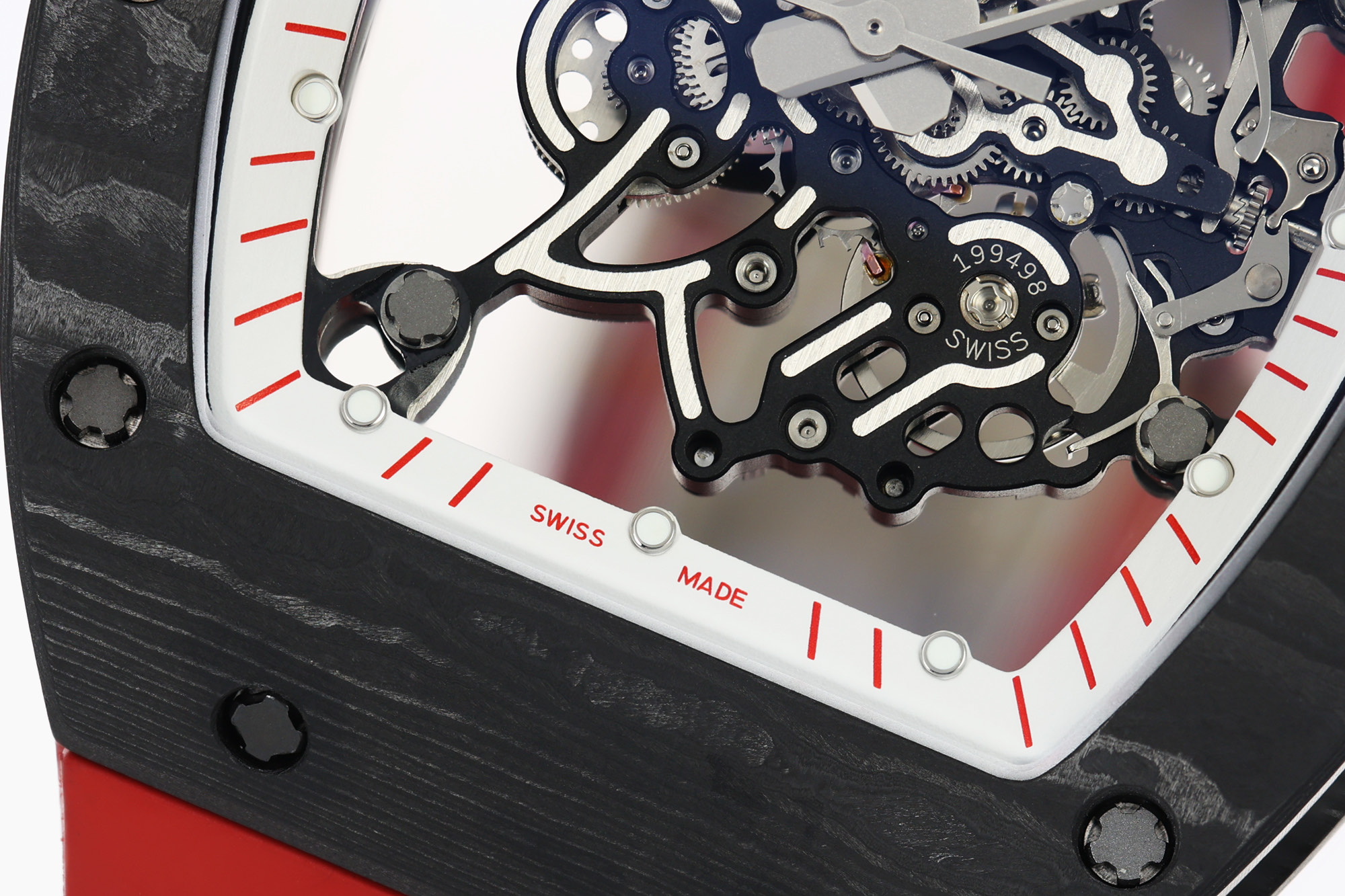 Richard Mille RM 055 RM055 Carbon composite Manual-wind ZF Factory Configuration 2EAE9B 1:1 Superclone - Image 9
