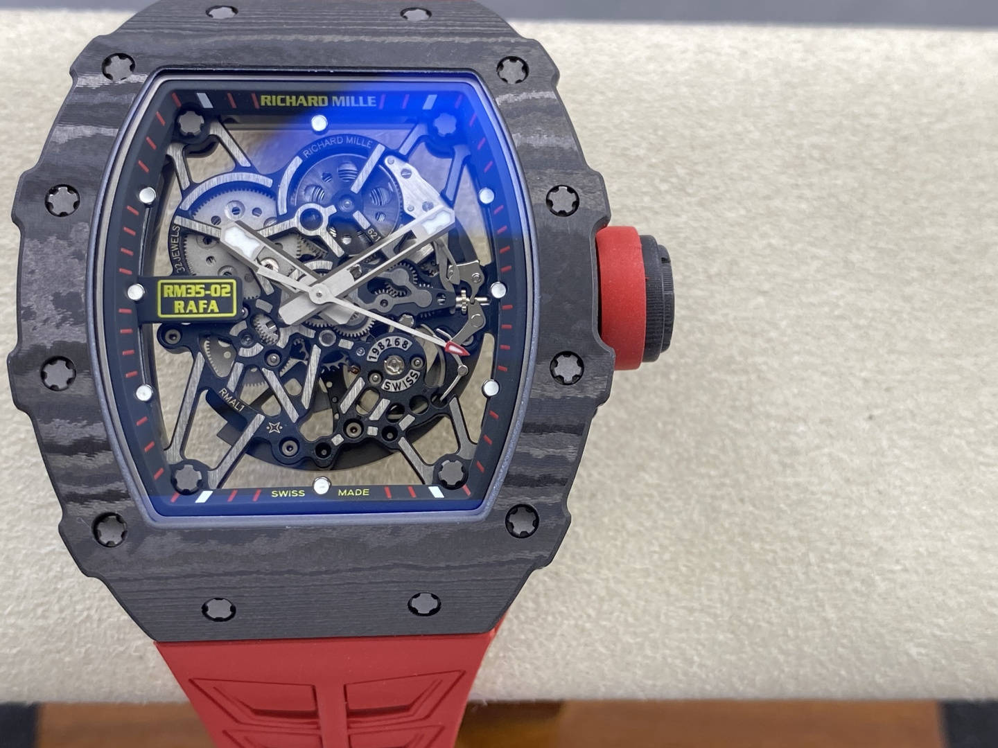 Richard Mille RM 035 RM35-02 Rubber strap 1:1 Superclone - Image 11