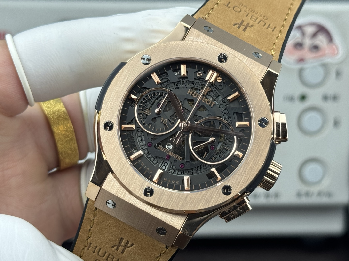 Hublot Classic Fusion Stainless steel 45 mm Chronograph Configuration 981A04 1:1 Superclone - Image 4