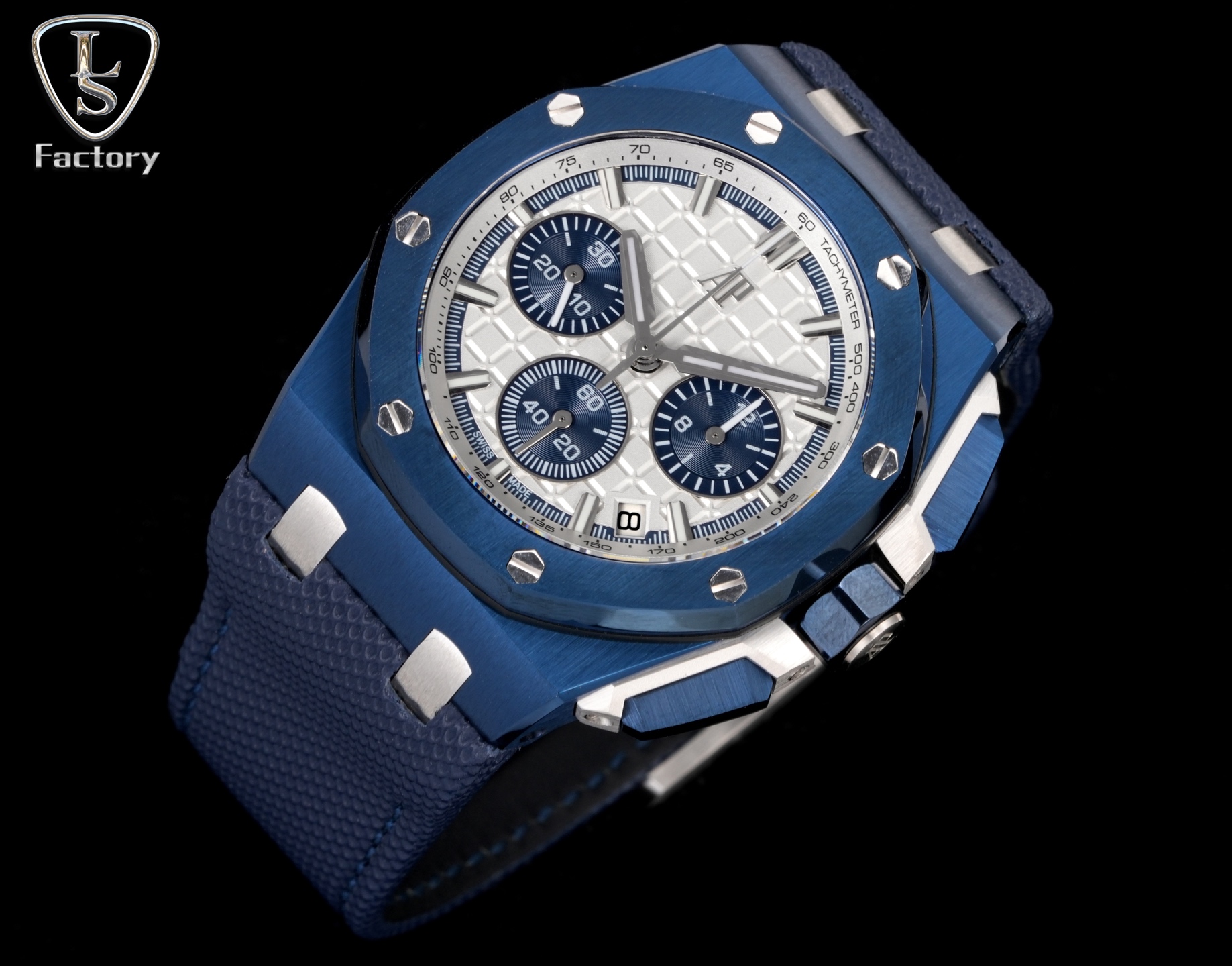 Audemars Piguet Royal Oak Offshore 26420 316 Stainless Steel Rubber strap 44 mm Date display LS Factory Configuration 7F28F1 1:1 Superclone