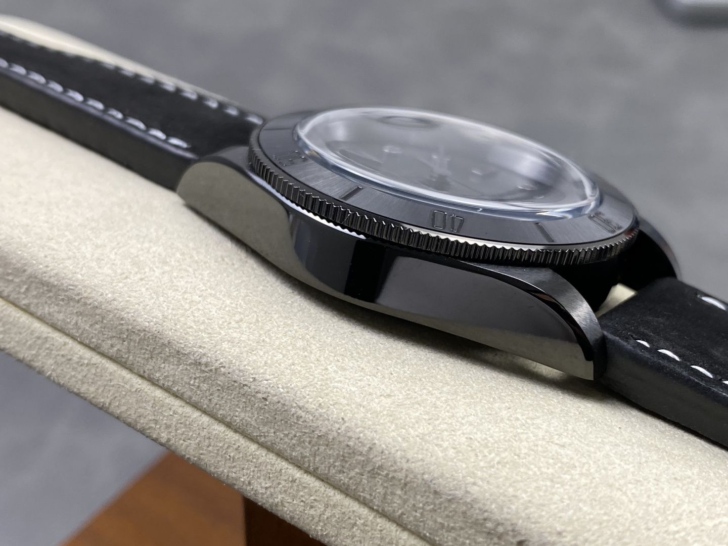 Tudor Black Bay Black Black Leather strap 41 mm Tourbillon GR Factory Configuration AC4E08 1:1 Superclone - Image 6