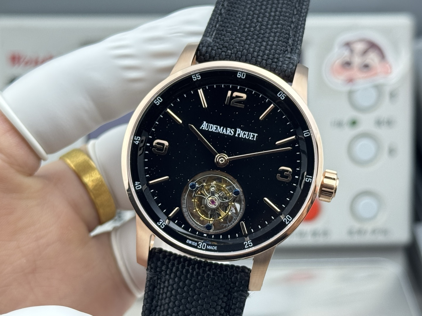 Audemars Piguet Code 11.59 26396 Stainless steel Fabric strap 42 mm Tourbillon Configuration 6C6787 1:1 Superclone - Image 6