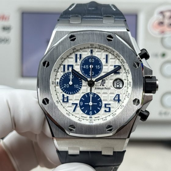 Audemars Piguet Royal Oak Offshore 26470 Stainless steel Rubber strap 42 mm Chronograph LS Factory Configuration 4231EF 1:1 Superclone