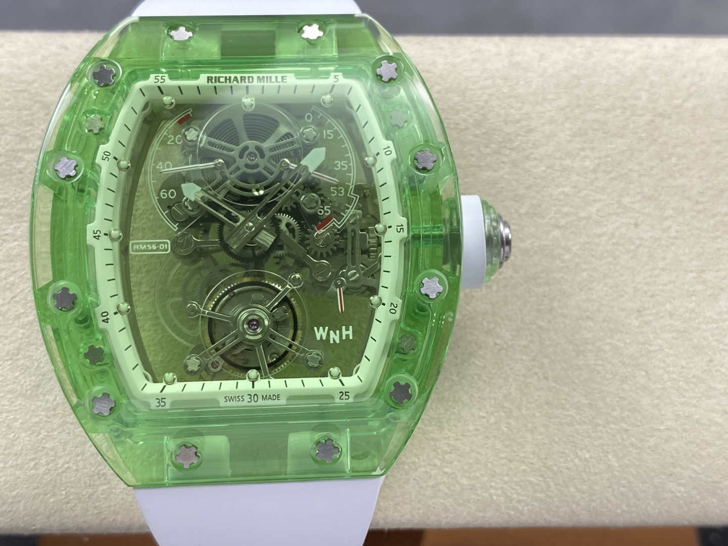 Richard Mille RM 56 RM56-01 Tourbillon Manual-wind Configuration 7C4DF3 1:1 Superclone - Image 7