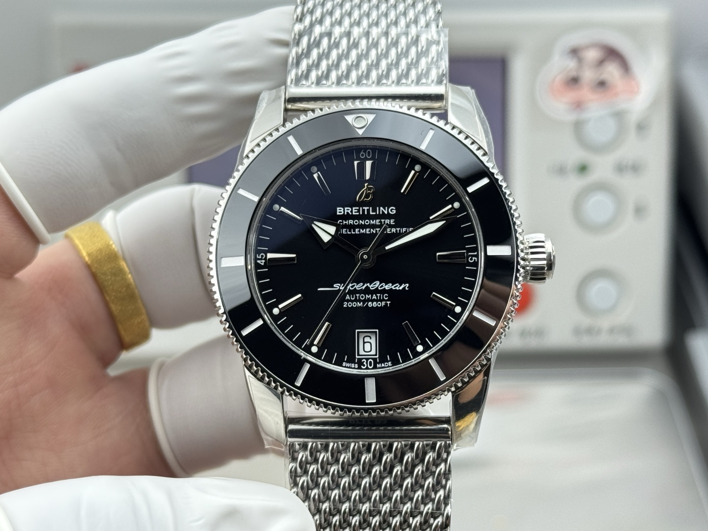 Breitling Superocean Heritage Rubber strap 42 mm GF Factory Configuration 6023A4 1:1 Superclone