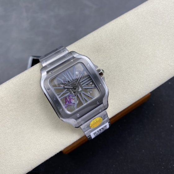 Cartier Santos de Cartier Skeleton 39.8 mm AF Factory Configuration 13C811 1:1 Superclone