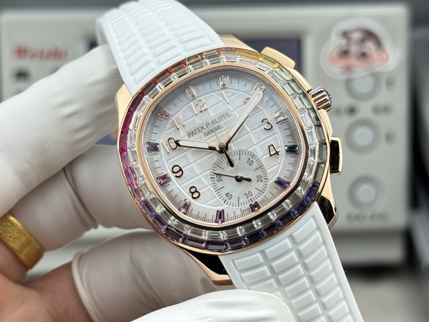 Patek Philippe Aquanaut Luce 7968/300R-001 Rainbow Chronograph 1:1 Superclone - Image 113