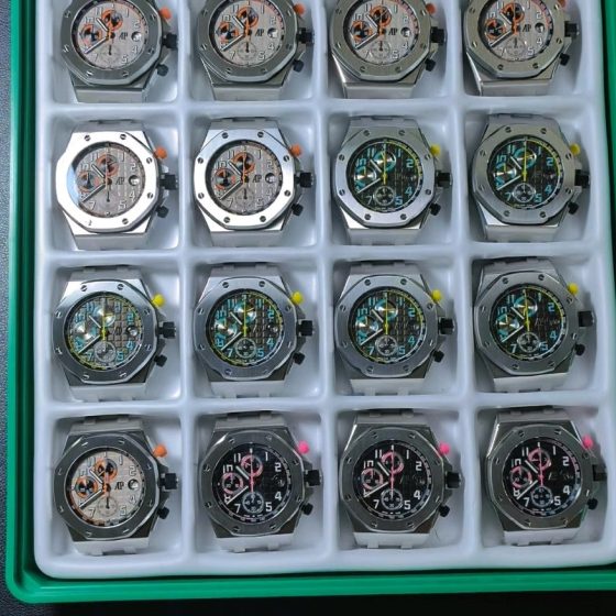 Audemars Piguet Royal Oak Offshore 26238 Stainless steel Rubber strap 42 mm Chronograph Configuration 48BD79 1:1 Superclone